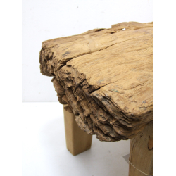 Stołek taboret  z drewna tekowego 45cm